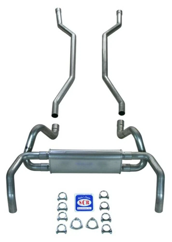 Fits 1967 - 1969 Camaro 2-1_2_ Exhaust System with Big Block with Long Style Headers 23025